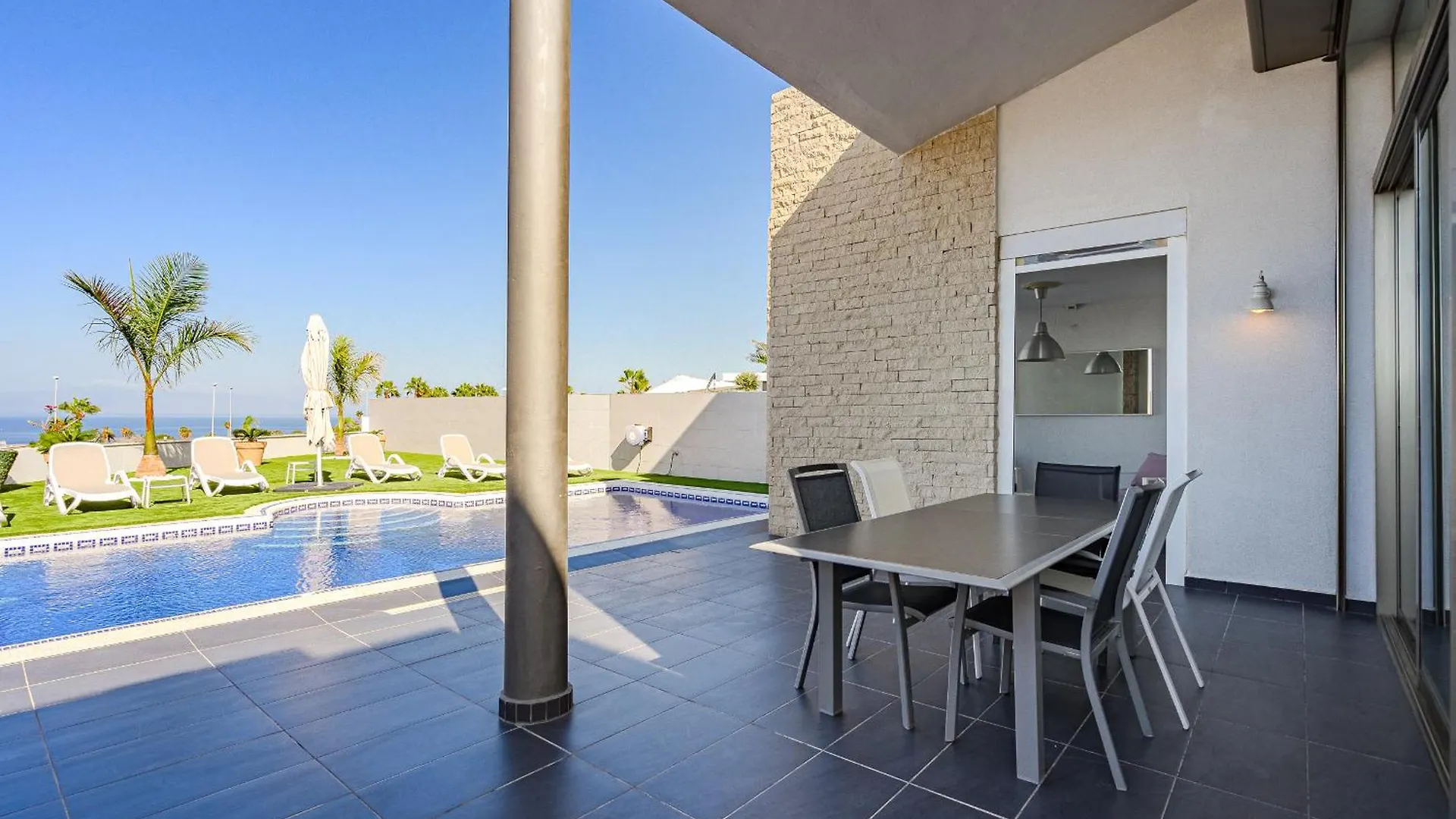 Villa Elisabetta, Luxury Villa With Heated Pool Ocean View In Adeje, Tenerife Costa Adeje